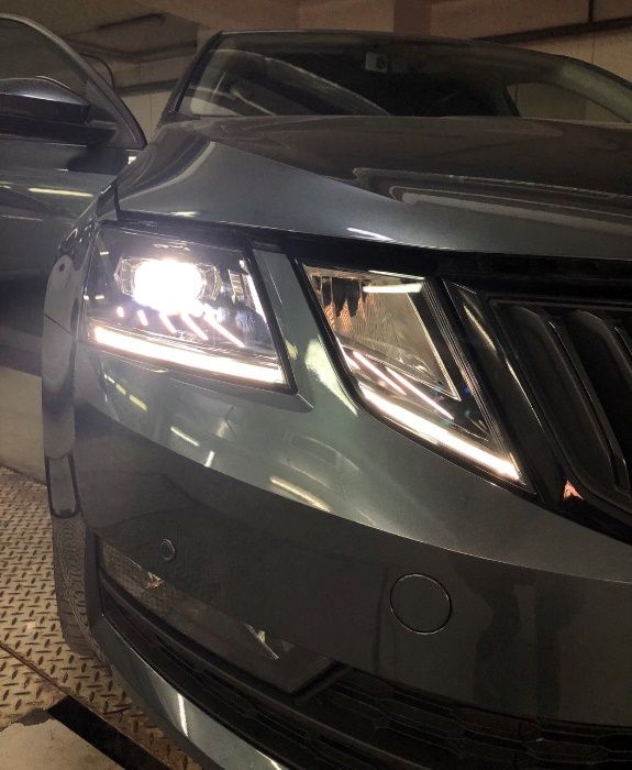 LED Фары Skoda Octavia A7,Оптика Шкода А7,Диодные фары Шкода А7,Ксенон