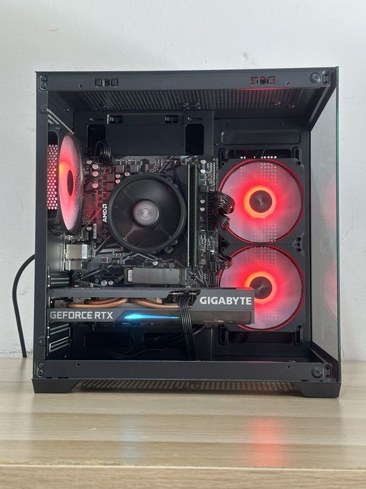 PC Gaming Ryzen 5 + RTX 3060 Ti | 16GB RAM | RGB | Pronto para Jogar