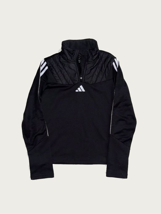 Adidas кофта 1/4 zip, чорна,  (≈ жіночий XS)