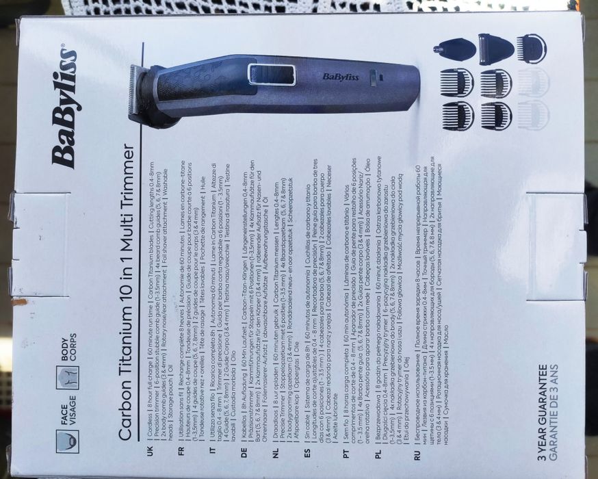 Multi aparador de barba e pêlo corporal Babyliss