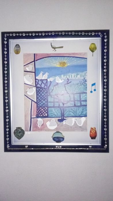 ESPANHOLA Elegante 80x55Cm. Moldura Dourada 3 Fotos