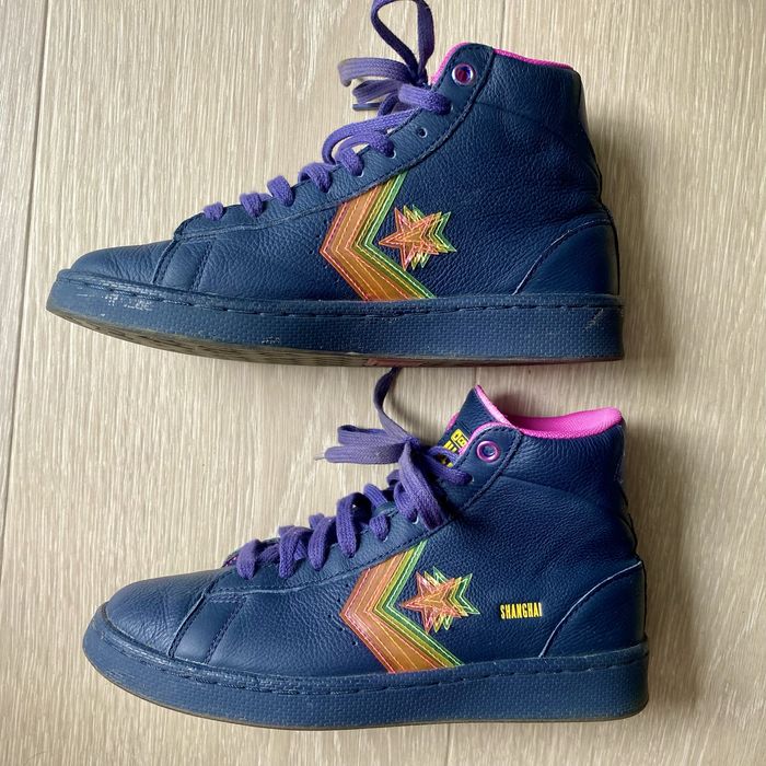 Buty CONVERSE PRO LEATHER HI 170237C Shanghai 37/24cm piękne skóra BDB