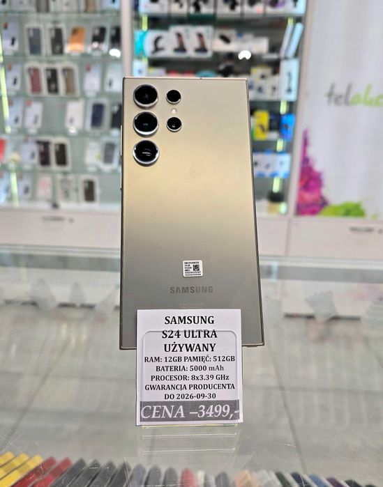 Samsung S24 Ultra 512GB Gwarancja! Telakces Felicity *Raty 0%