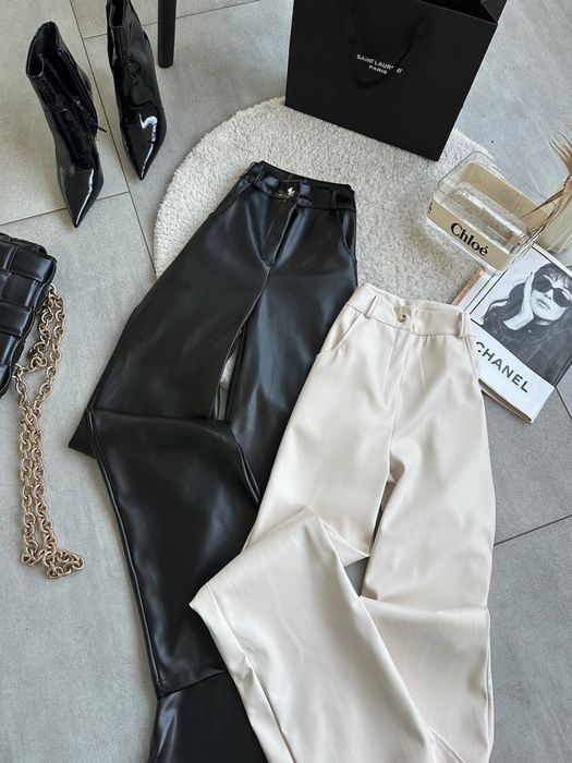 Жіночі шкіряні штани якісні на замші ( з легким утепленням )