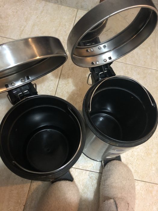2 Baldes inox  3 litros