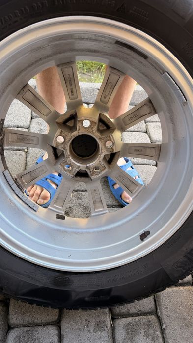 Felgi BMW R16 5x112  320 g 20 Opony Continental 205/60