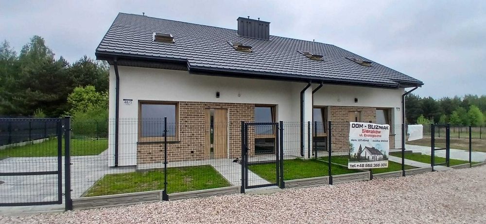 Dom - Blizniak na sprzedaż Sieraków