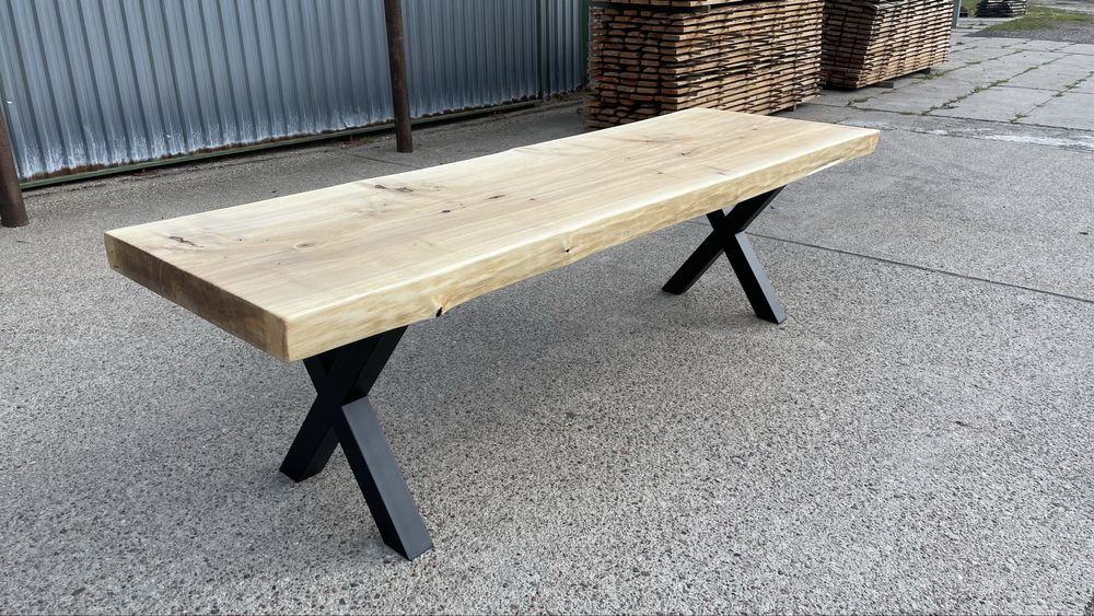 Stół, monolit topolowy 268x77/87