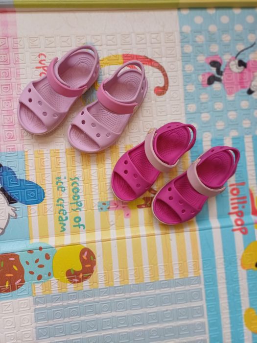 Крокси,crocs c8 та с9 для дівчинки