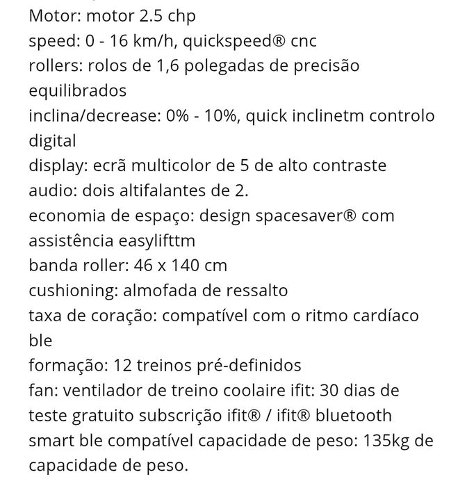 Passadeira pro-form 505  CST