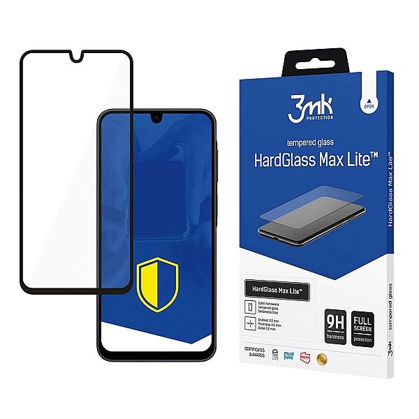 Szkło hartowane 3mk HardGlass Max Lite Black na Samsung Galaxy A17/5G