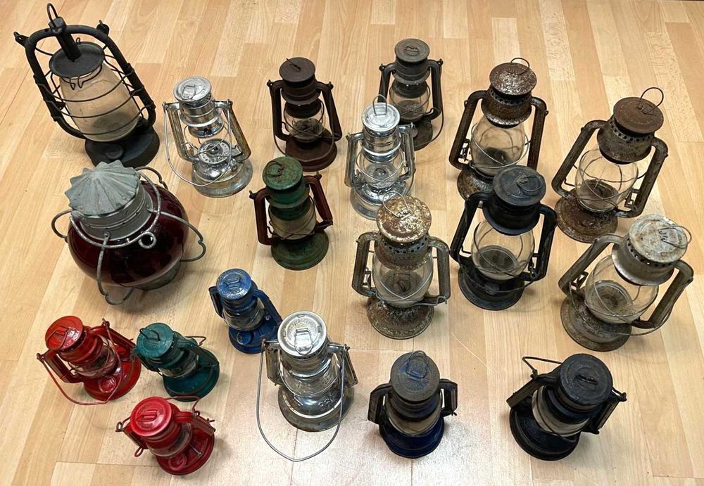 Lanternas antigas para decoração de tertulia