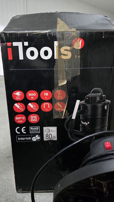 Aspirador e Soprador de Cinzas iTools 800W (Lareiras / Churrasqueiras)