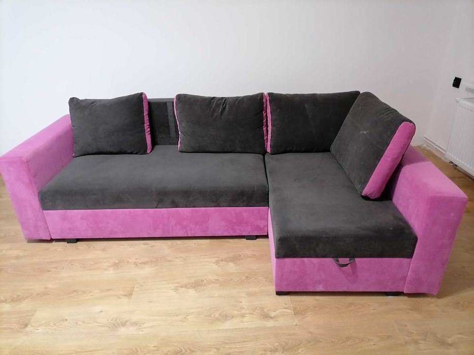 Narożnik z funkcja spania