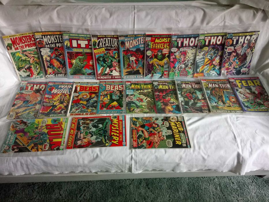 Komiksy Marvel, bardzo dobre stany, brązowa era USA