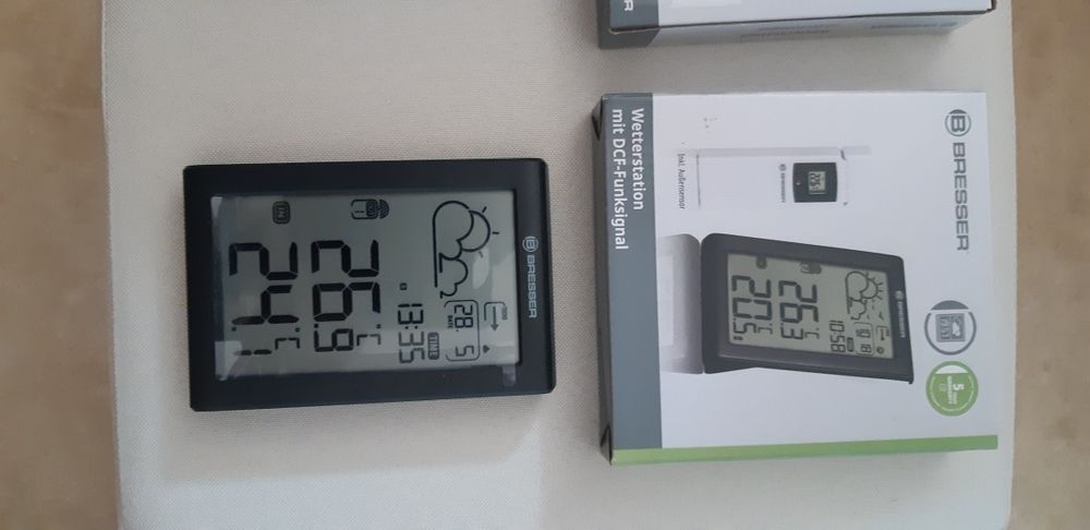 Метеостанция часы Bresser с выносным датчиком Bresser электронные часы