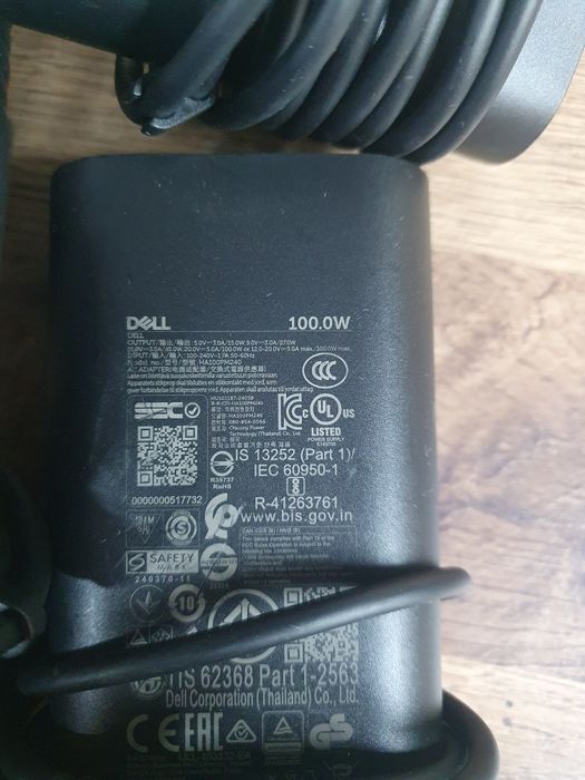 Зарядка зарядное блок питания живлення Dell 100w Type-C USB-C оригінал