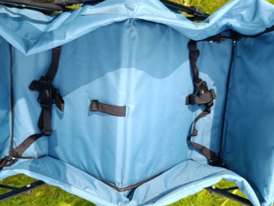 Wózek składany z dachem Sekey niebieski