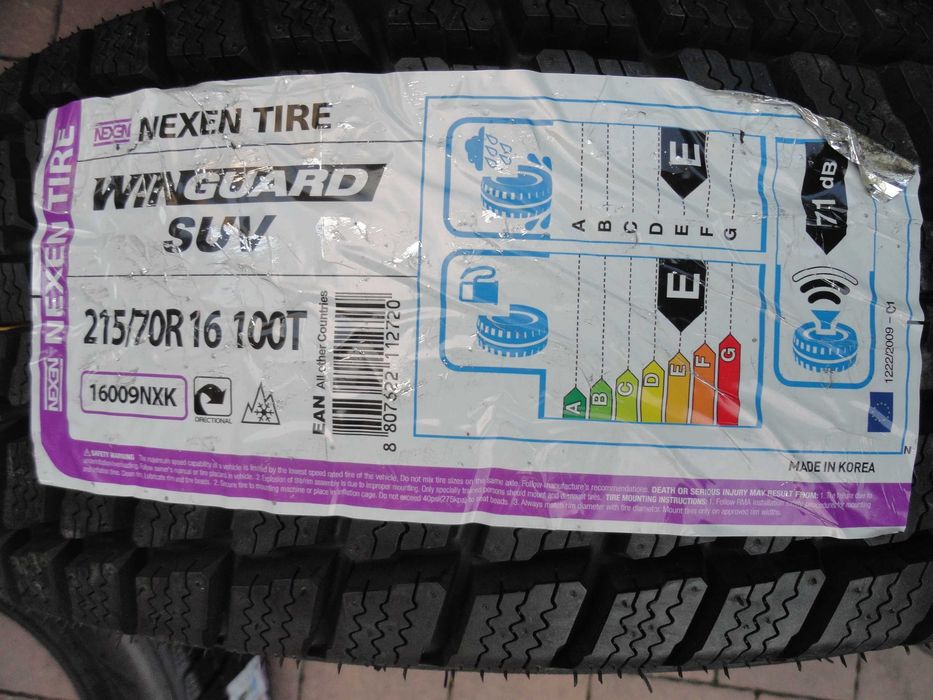 215/70R16 Nexen 2 sztuki ZIMA NOWE