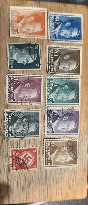 Znaczki pocztowe, Adolf Hitler