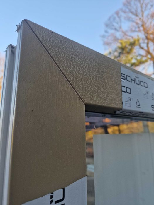 okna pcv schuco 70 kolor irchowo-szary