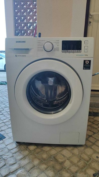 Máquina de Lavar Roupa SAMSUNG ECObubble 9Kg (avariada)