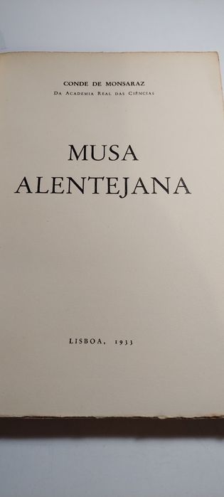 Musa Alentejana - Conde de Monsaraz (1933)