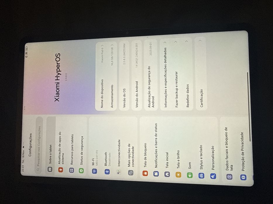 Tablet Xiaomi  HyperOS Pad6