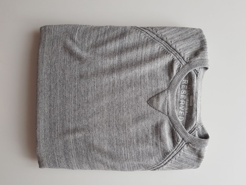 Reserved lekki cienki męski sweter M uniwersalny na codzień do jeansów