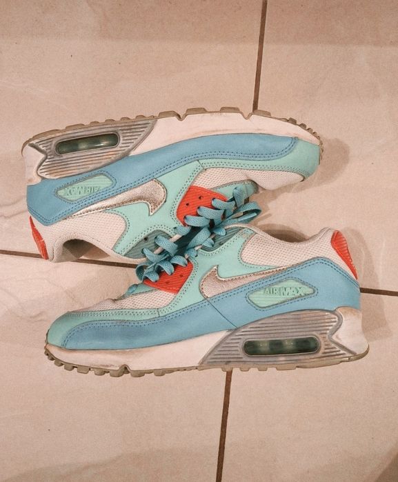 Buty sportowe sneakersy damskie Nike Air Max kolorowe r. 38.5