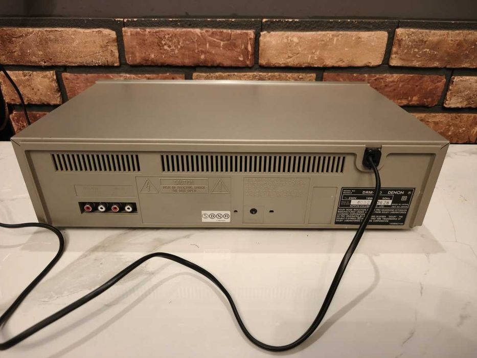 DENON DRM-740 ! Znakomity magnetofon kasetowy ! OKAZJA ! 3 HEAD