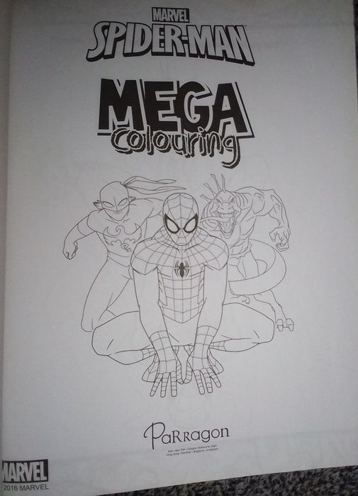 Мега-раскраска Человек-паук Marvel