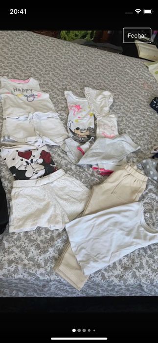 Lote de roupas menina 3 anos