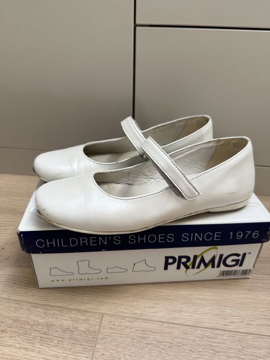 Baleriny Primigi buty Komunia rozm 36 perłowe białe