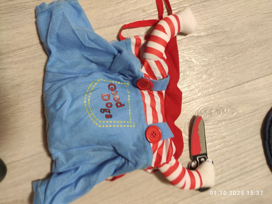 За все вещи для собаки маленькой породы.Цена за все.