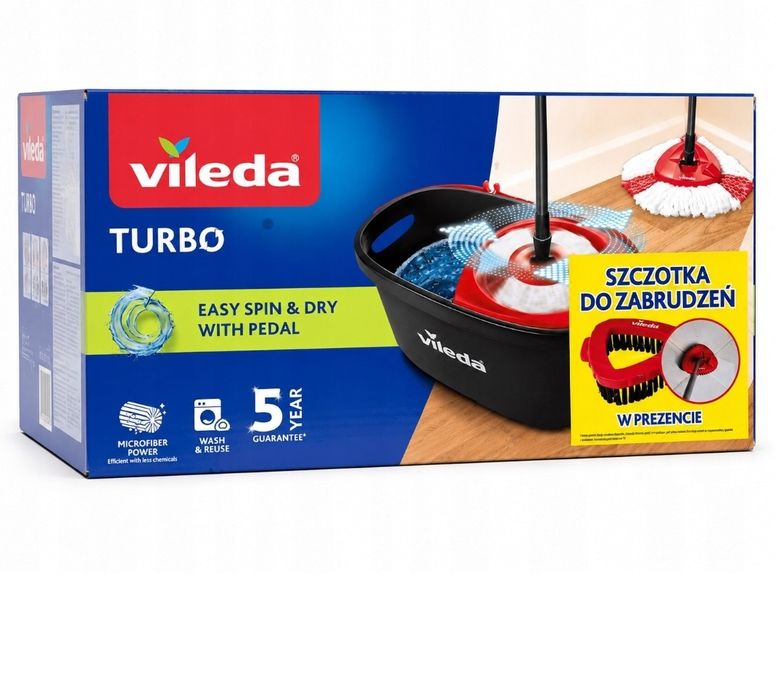 Mop obrotowy vileda + zapas wkład