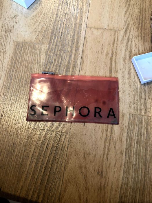 bolsinha sephora salmao