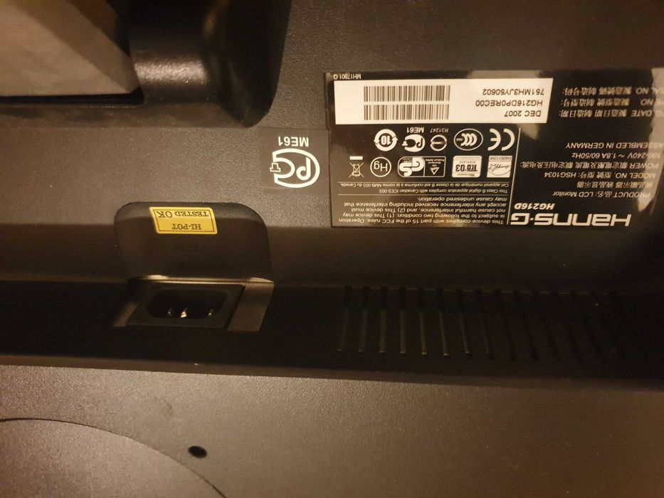 Монітор Hanns-G HG216 22” в гарному стані. Повністю робочий