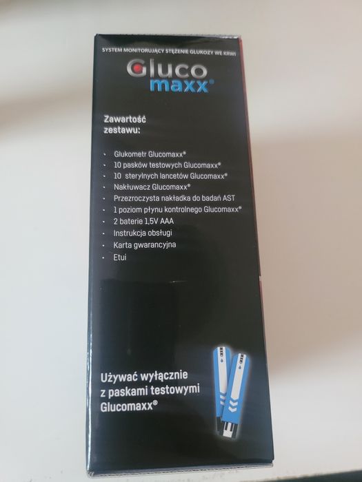 Glukometr nowy Gluco maxx