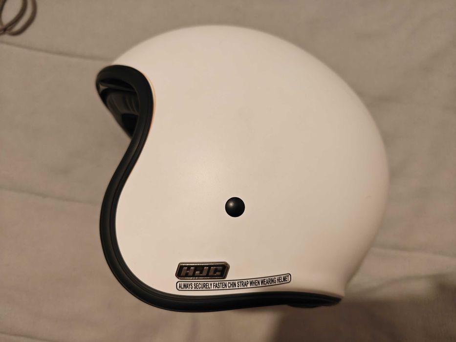 Capacete jet HJC branco
