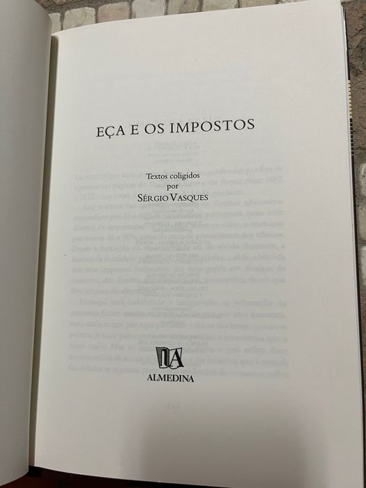 Eça e os impostos - textos coligidos por Sérgio Vasques