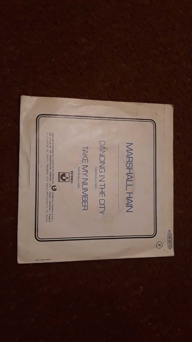 Marshall, Hain - Dancing in the city - single vinil - portes incluídos