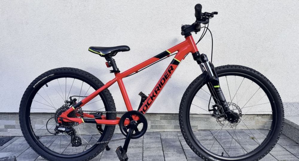 Gwarancja! Jak nowy Rockrider st900 kola 24” dla dziecka 6-9 lat