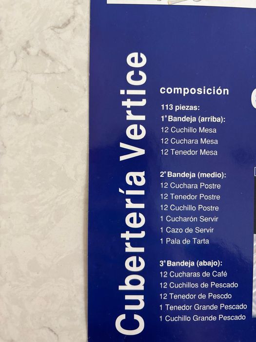 Faqueiro NOVO 18/10 – 113 peças – 12 pessoas – com mala