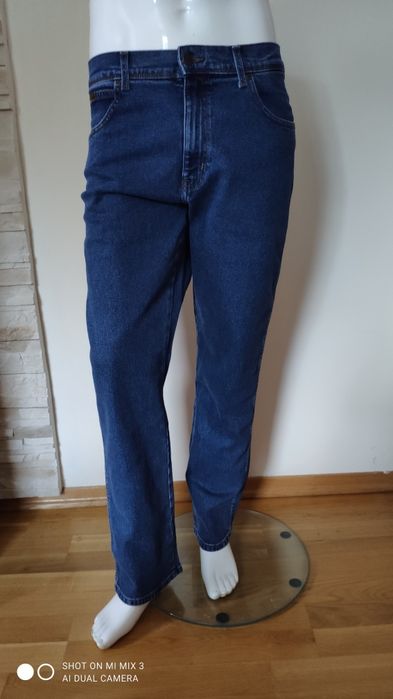 Wrangler Texas Straight Blast Blue męskie jeansy rozm 34/32 jak 35/32