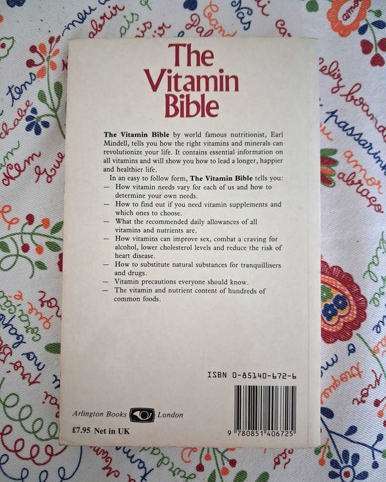 The Vitamin Bible — Earl Mindell — Livro vitaminas e nutrição