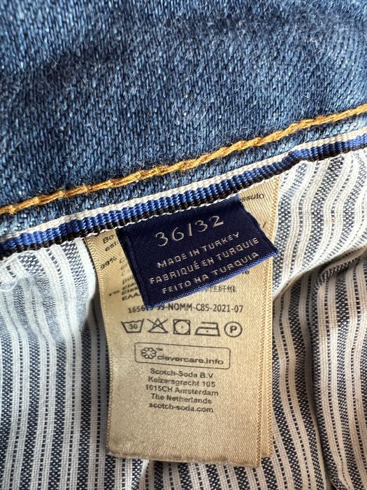 Сині чоловічі джинси Scotch & Soda оригінал розмір 36/32 (W36)