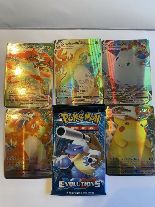 Karty pokemon lacznie 15 sztuk okazja
