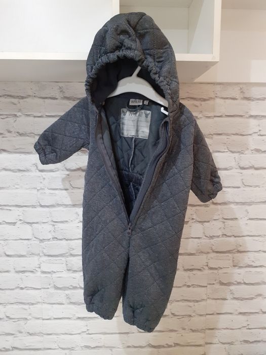 Nowy wheat 62 68 termiczny softshell kombinezon przejściowy lekki ciep