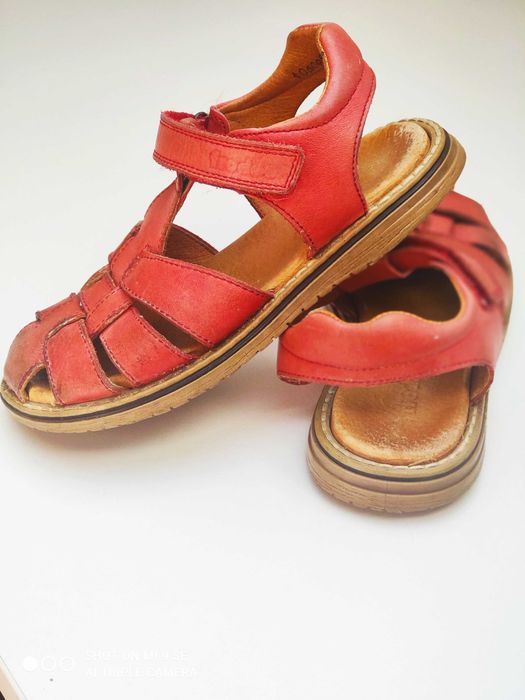 Sandały dziewczęce skórzane FRODO, rozmiar 31